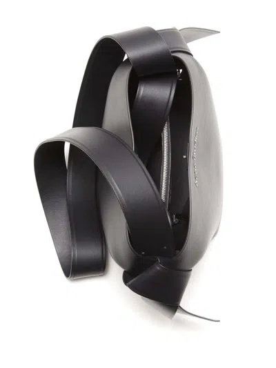 Acne Studios Musubi Mini Shoulder Bag In Black