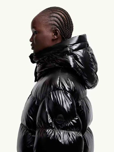 Moncler Genius Edward Enninful Long Coat In Black