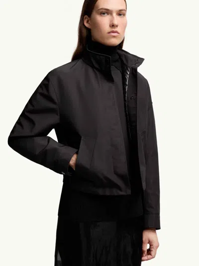 Moncler Genius Edward Enninful Long Coat In Black