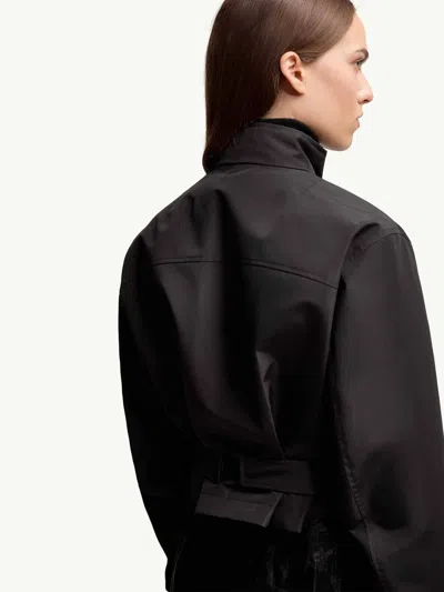 Moncler Genius Edward Enninful Long Coat In Black