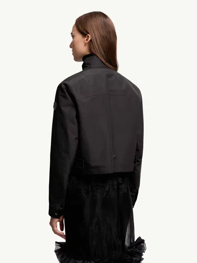 Moncler Genius Edward Enninful Long Coat In Black