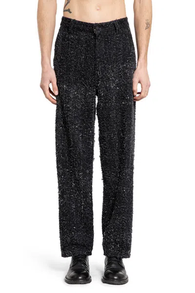 Craig Green Cotton Towel Trousers In Black