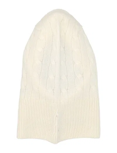 Polo Ralph Lauren Hoodie Cap Cable In White