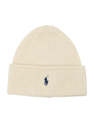 Polo Ralph Lauren Pony Beanie-hat-cold Weather In Gray