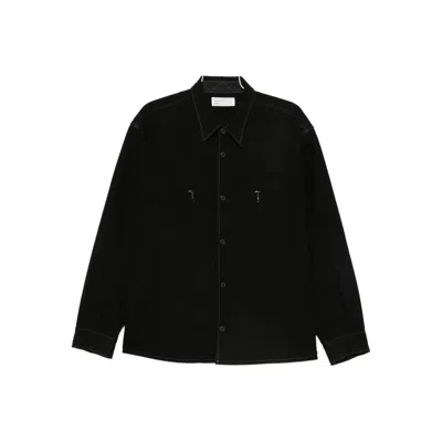 Chimala Point-collar Shirt In Black