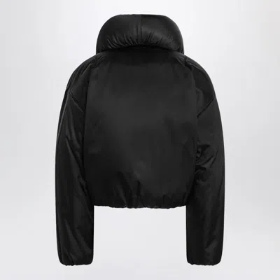 Alaïa Insulated Long Sleeve High Collar Jacket In Black