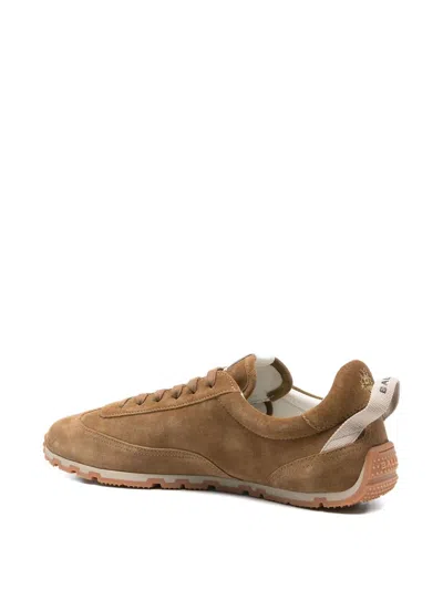 Bally Lace-up Sneakers In Brown