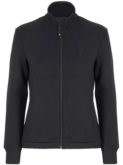 Conte Of Florence Mad River Glen Full Zip Sweatshirt Clothing In Black