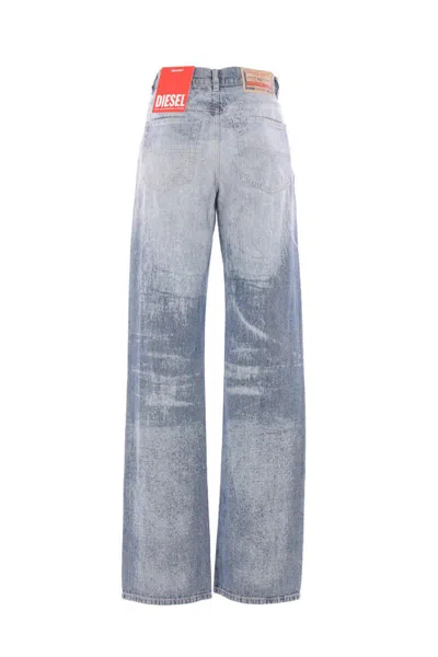 Diesel Vintage Inspired Five Pocket Denim Trousers In Blue