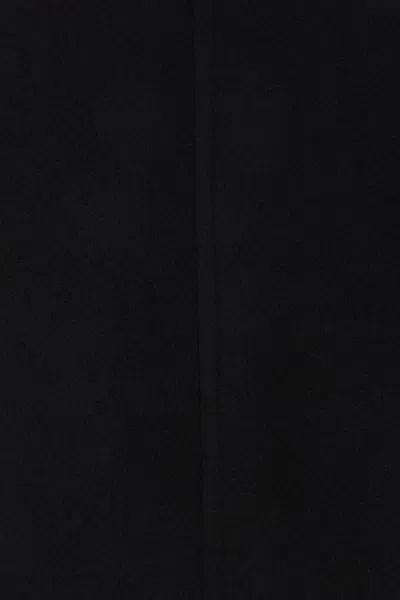 Totême Shield Oversized Double-breasted Wool-blend Coat In Black