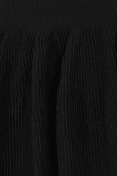 Cfcl Hypha Ribbed Mini Skirt In Black
