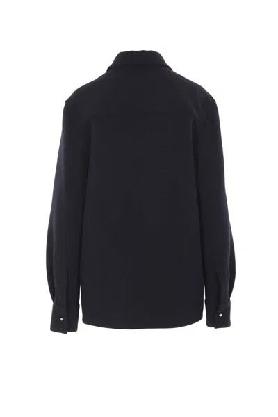 Jil Sander Long Sleeve Shirt In Black