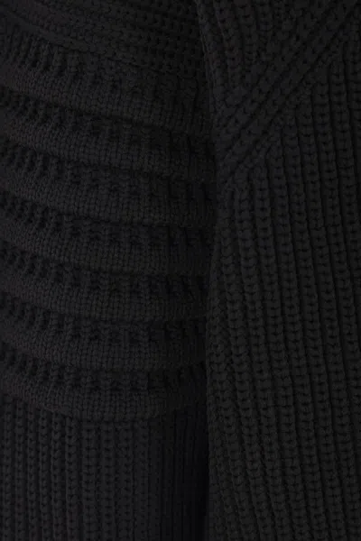 Cfcl Ribbed-detail Zip-up Jacket In Black