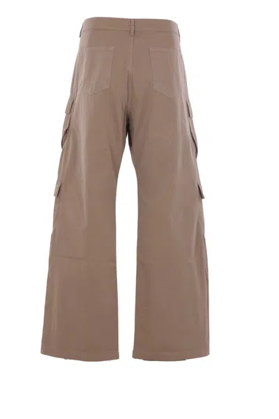 Rick Owens Drkshdw Trousers In Neutral