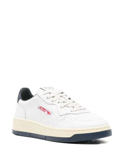 Autry X Maison Kitsune Medialist Low Sneakers In Blue
