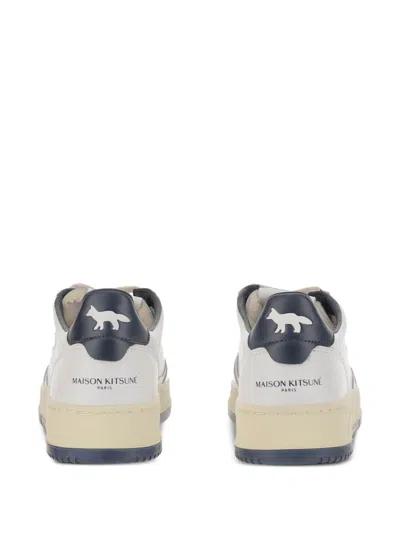 Autry X Maison Kitsune Sneakers Blue In Gray