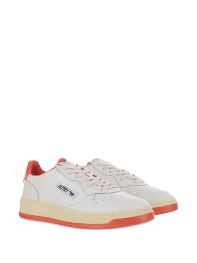 Autry X Maison Kitsune Sneakers Red In Multi