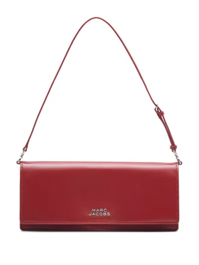 Marc Jacobs The Mirror Shoulder Shoulder Bag In Bordeaux Leather In Pink