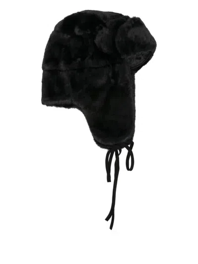 Paul Smith Faux Fur Hat In Black
