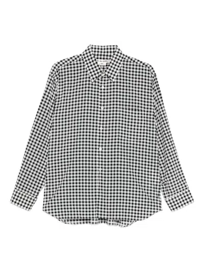 Comme Des Garçons Long Sleeve Shirt Featuring Chest Pocket In Black