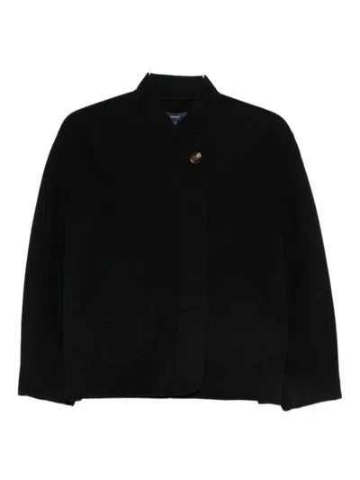 Soeur Buttoned Wool-blend Coat In Blue