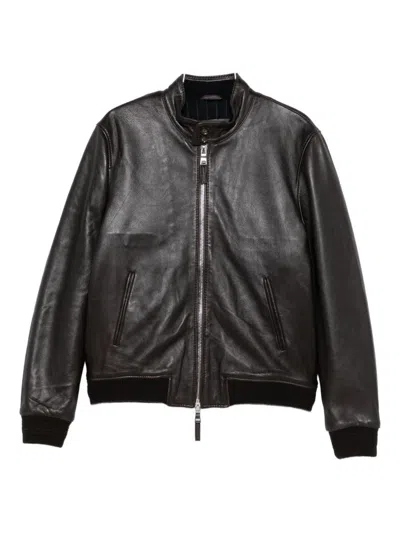The Jack And Jackie Leathers Jackets In Brown