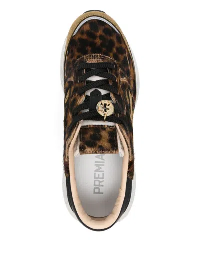 Premiata Lauryn Leopard-print Sneakers In Animal Print