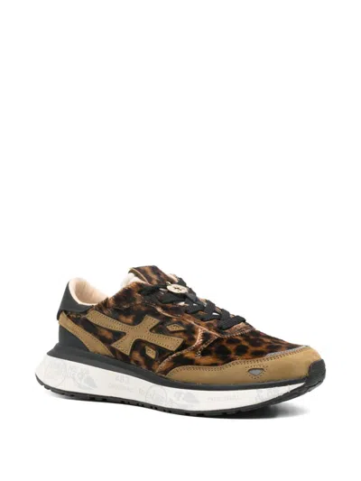 Premiata Lauryn Leopard-print Sneakers In Animal Print