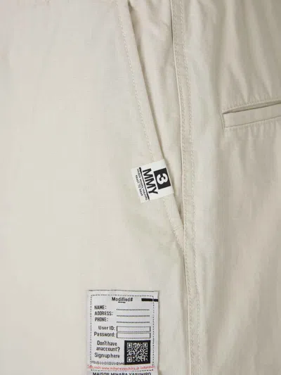 Miharayasuhiro Maison Mihara Yasuhiro Parachute Pants In White