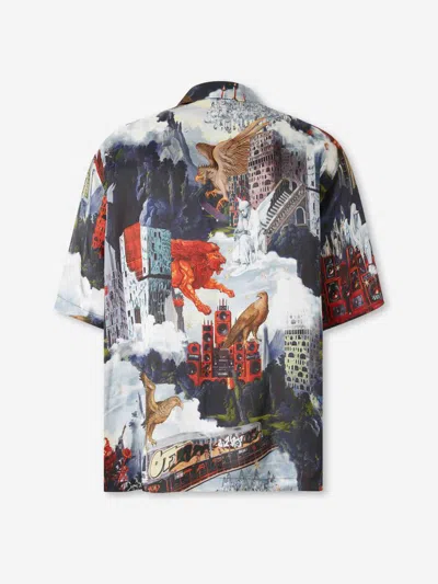 Off-white Printed Cotton Shirt In Multi