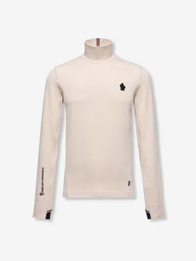 Moncler Grenoble Hooded Sweatshirt In Neutral