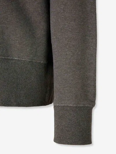 Maison Margiela Round Neck Sweatshirt In Gray