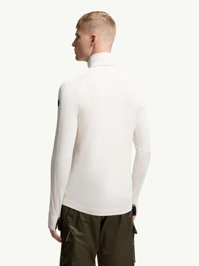 Moncler Polartec Half Zip Sweatshirt In Black