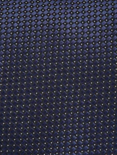 Zegna Silk Tie In Blue