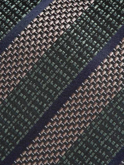 Zegna Silk Tie In Black