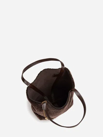Chloé Spin Tote Bag In Brown