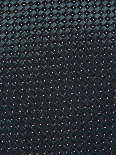 Zegna Silk Tie In Black