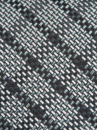 Zegna Silk Tie In Black