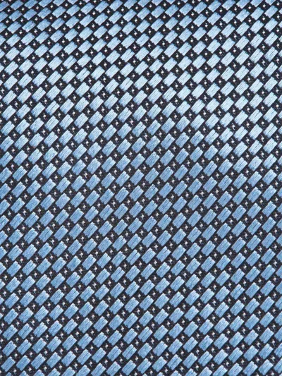 Zegna Silk Tie In Blue