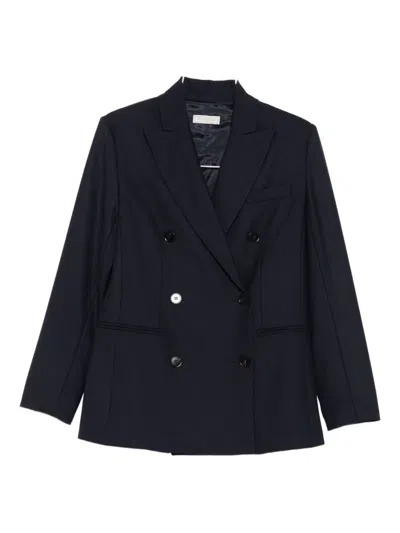 Antonelli Double-breasted Jacket In Blue