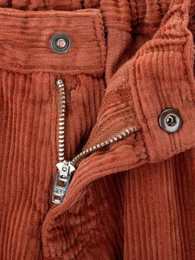 Knot Lunnes Corduroy Patch-pocket Trousers In Brown