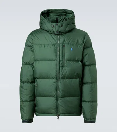 Polo Ralph Lauren The Gorham Down Jacket With Removable Hood In Green