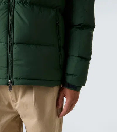 Polo Ralph Lauren The Gorham Down Jacket With Removable Hood In Green