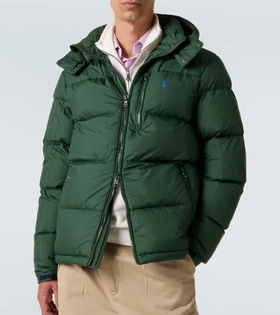 Polo Ralph Lauren The Gorham Down Jacket With Removable Hood In Green