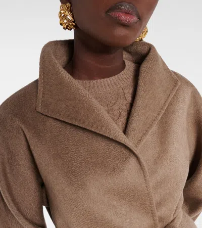 Max Mara Lilia Coat In Brown