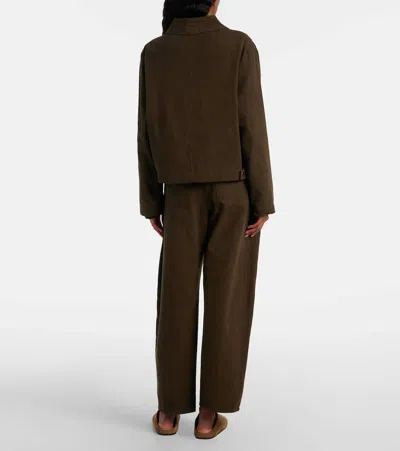 CHLOE棉质帆布夹克