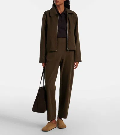 CHLOE棉质帆布夹克