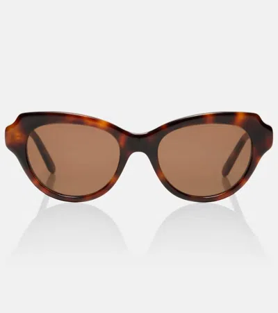 Loewe Womens Havana Gsliessx01 Cat-eye Frame Acetate Sunglasses In Brown