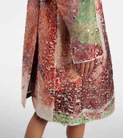 Jacques Wei Sequined Coat In Multi