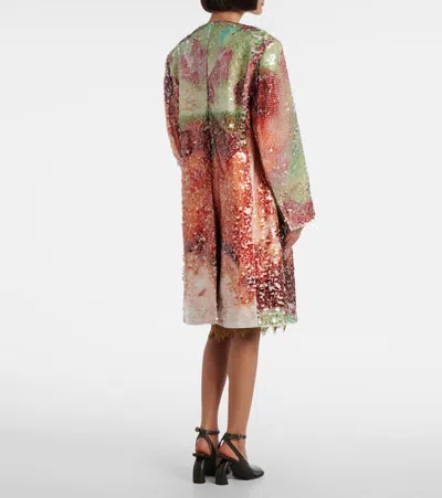 Jacques Wei Sequined Coat In Multi